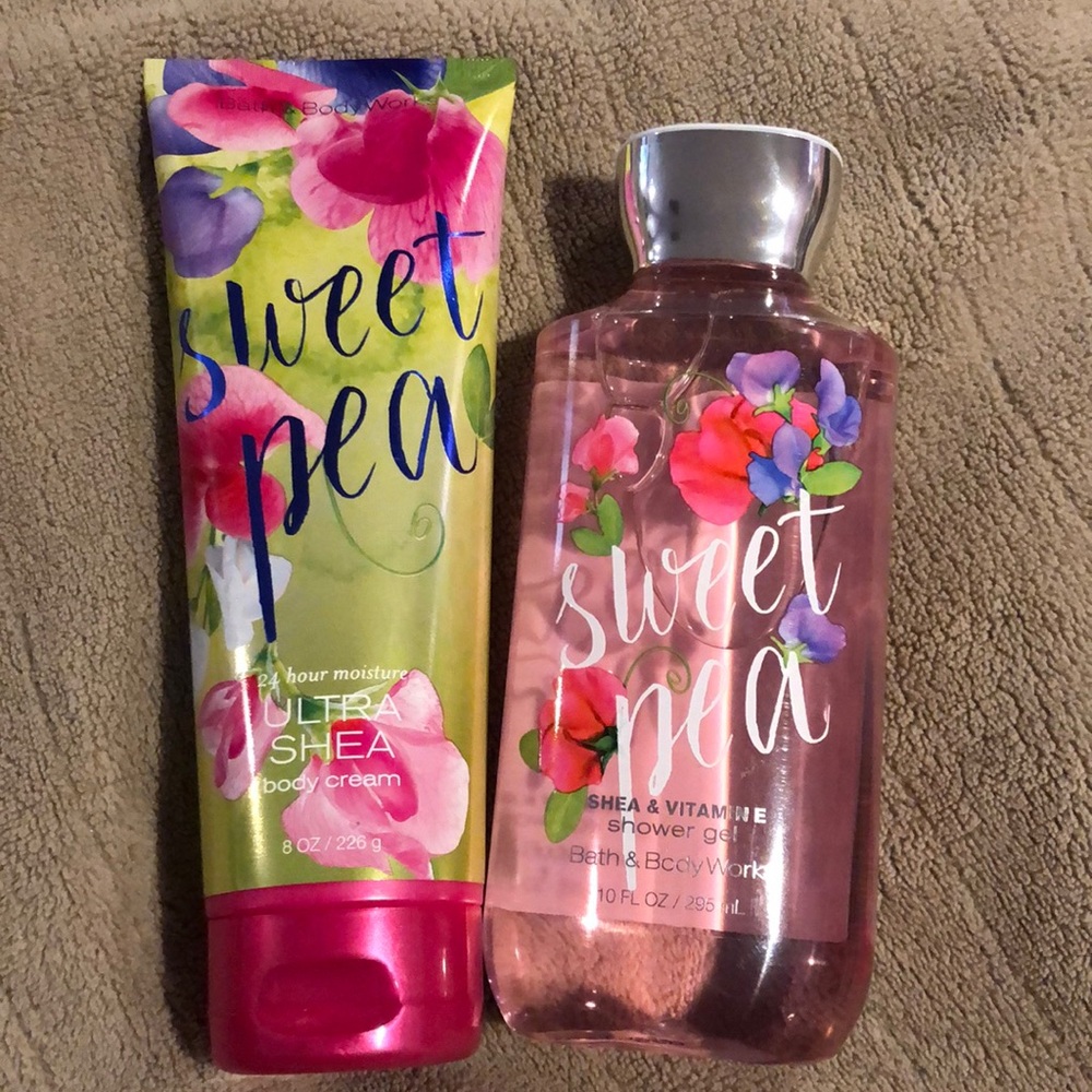 Shower gel and body cream